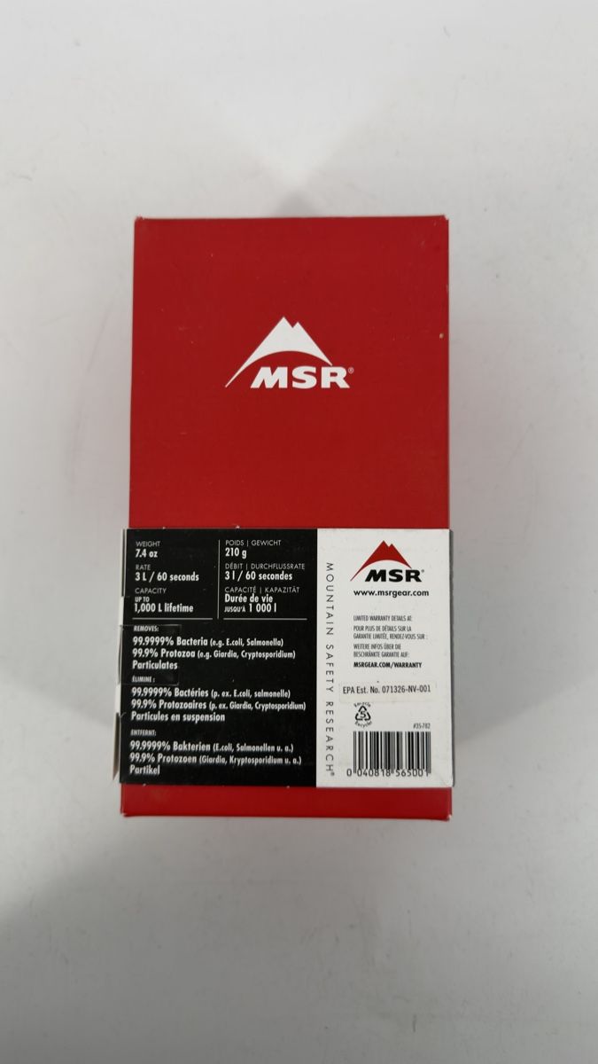Sanitari: # MSR - Micro Filter NP 160 # – Nuovo e nell'imballaggio originale da Bolligen venduto da secondhand-with-love 2