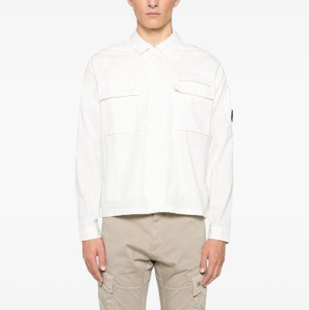 Weisse C.P. Company leichte Jacke / Overshirt