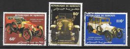 Dschibuti Serie 374 - 376 Autos gestempelt 29.9.1983
