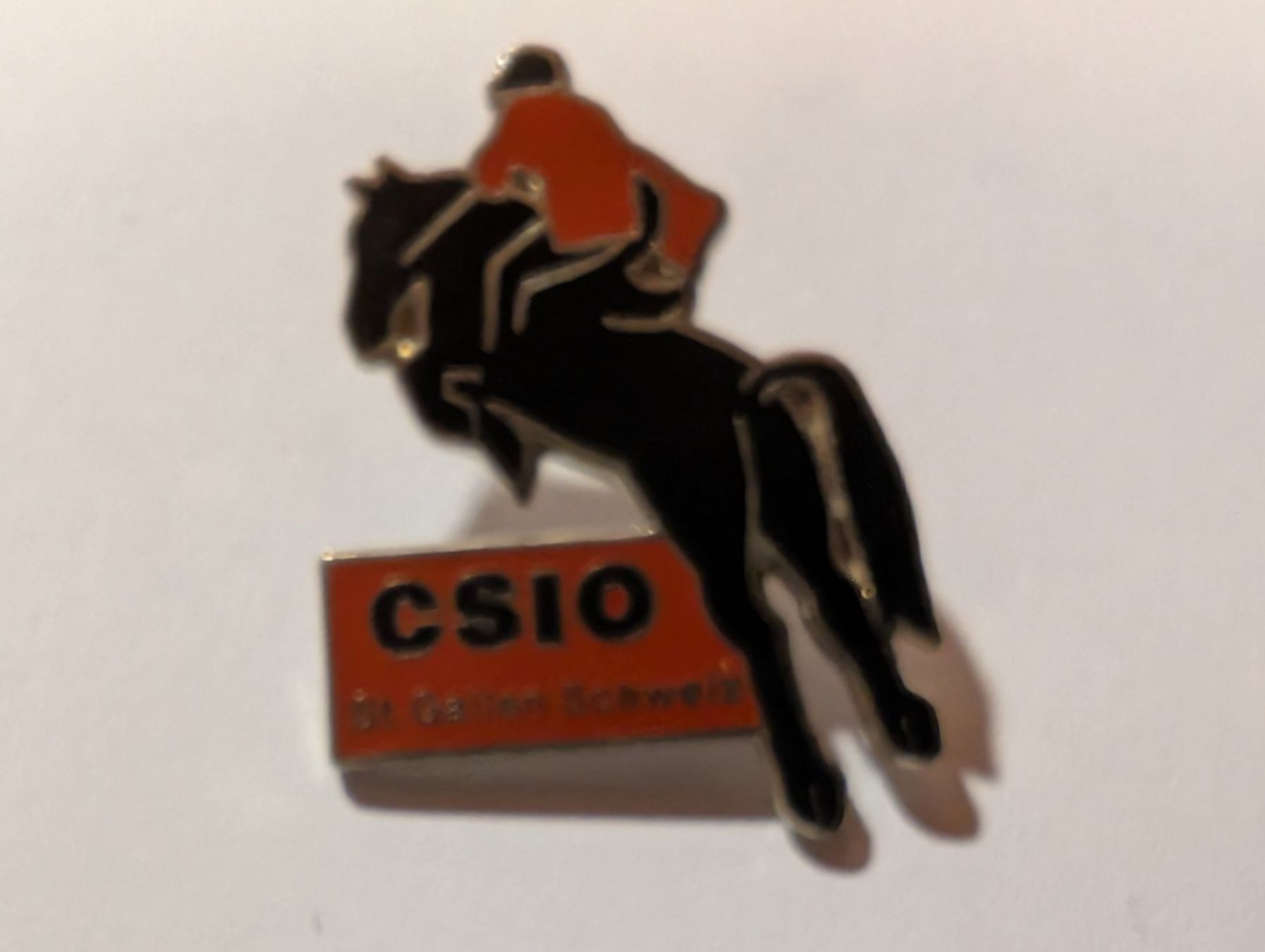 Placchette & Badge: Ansteckpin 136: CSIO – Usato da Oppligen venduto da Pin-Fall-Shop