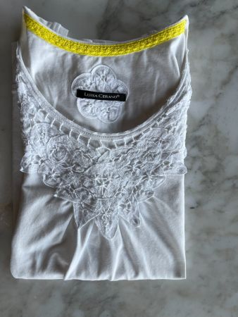 Luisa Cerano: Tank Top, weiss