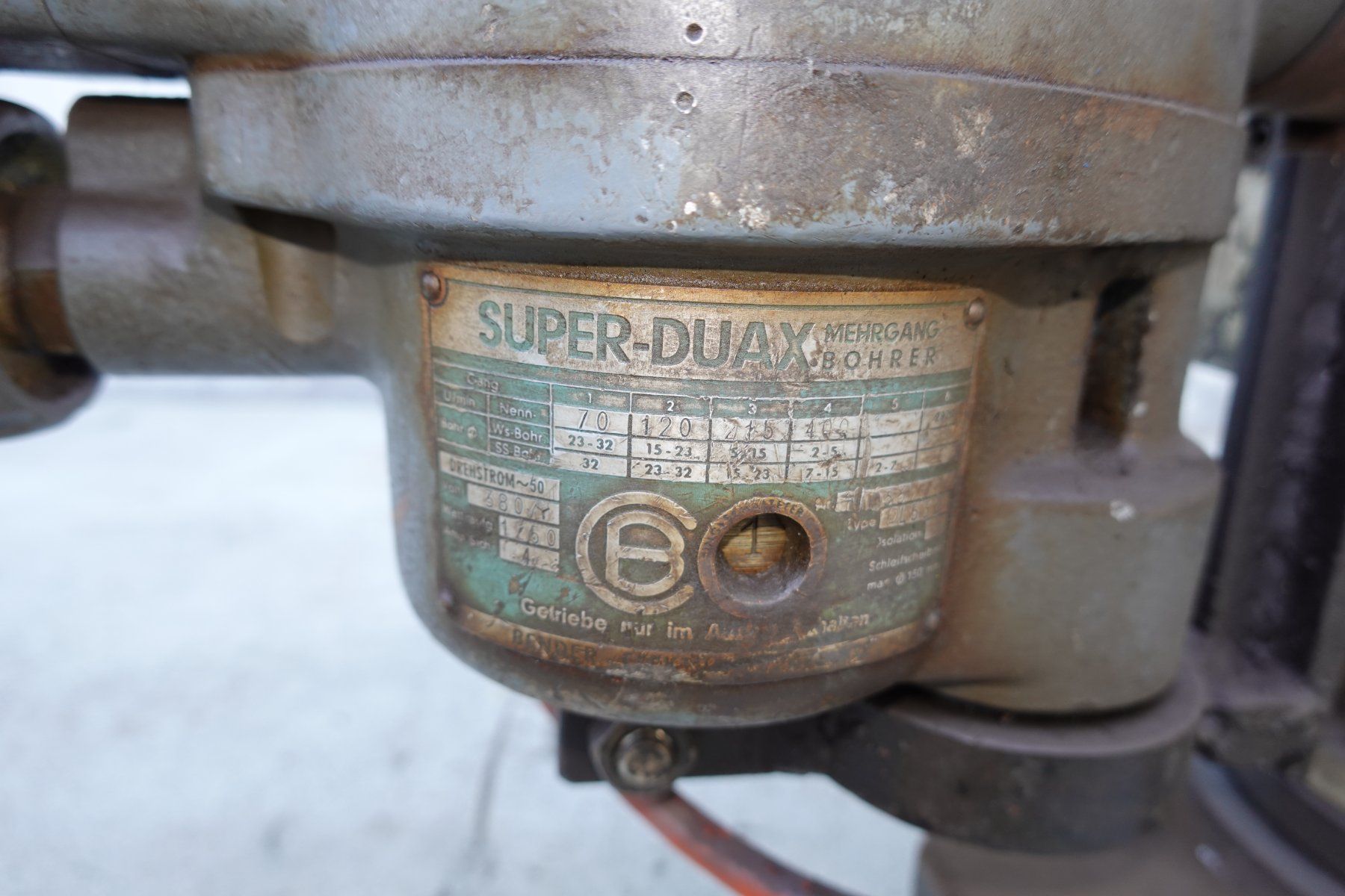 Trapani: DUAX / BUX Magnetbohmaschine – Usato da Brunnen venduto da the-swissman 4