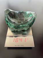 Malachite naturelle Congo cendrier vide-poche ancien 1,84 kg