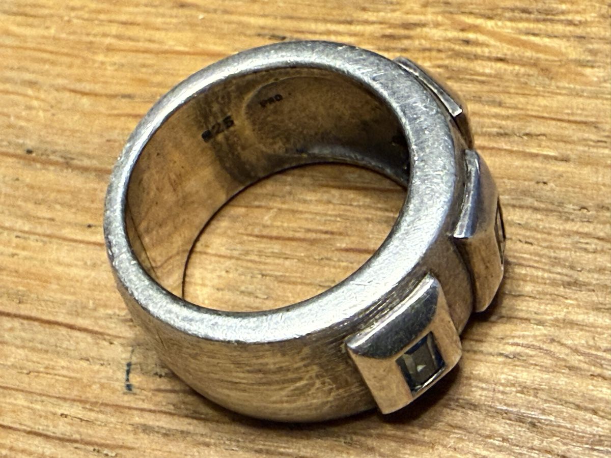 Ringe: Ring Silber mit blauen Steinen  Fingerring Sterling – Gebraucht aus Goldach von Donpancho 3