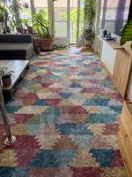 Waschbarer Design-Teppich 300x400 cm – Multicolor/Pink