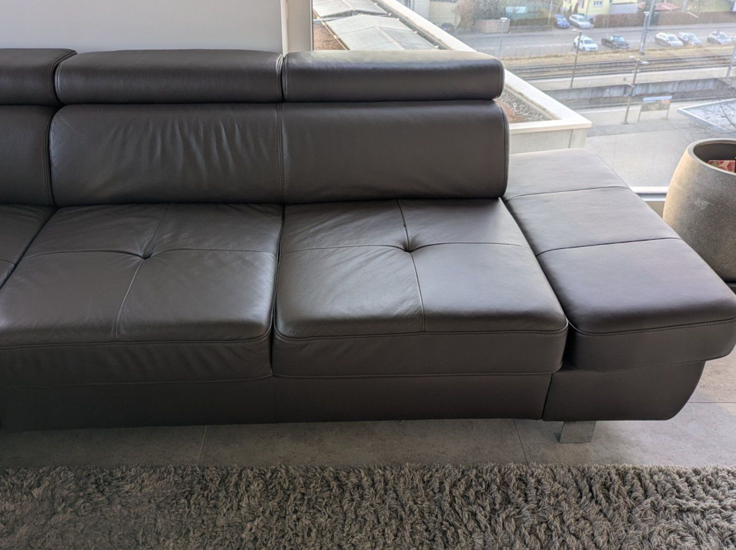 Sofas: Ecksofa dunkelbraun – Gebraucht aus Heerbrugg von zec_r5gc 3