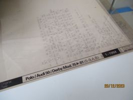 ERSATZTEIL FILM VAG ORIGINAL AUDI 50 / DERBY / POLO 75-81