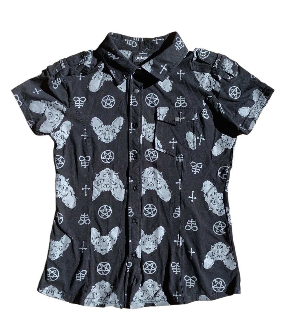 Blusen: Gothicana by EMP Hemd - Emo, Gothic, Punk  – Neu (gemäss Beschreibung) aus Gettnau von Immortal_