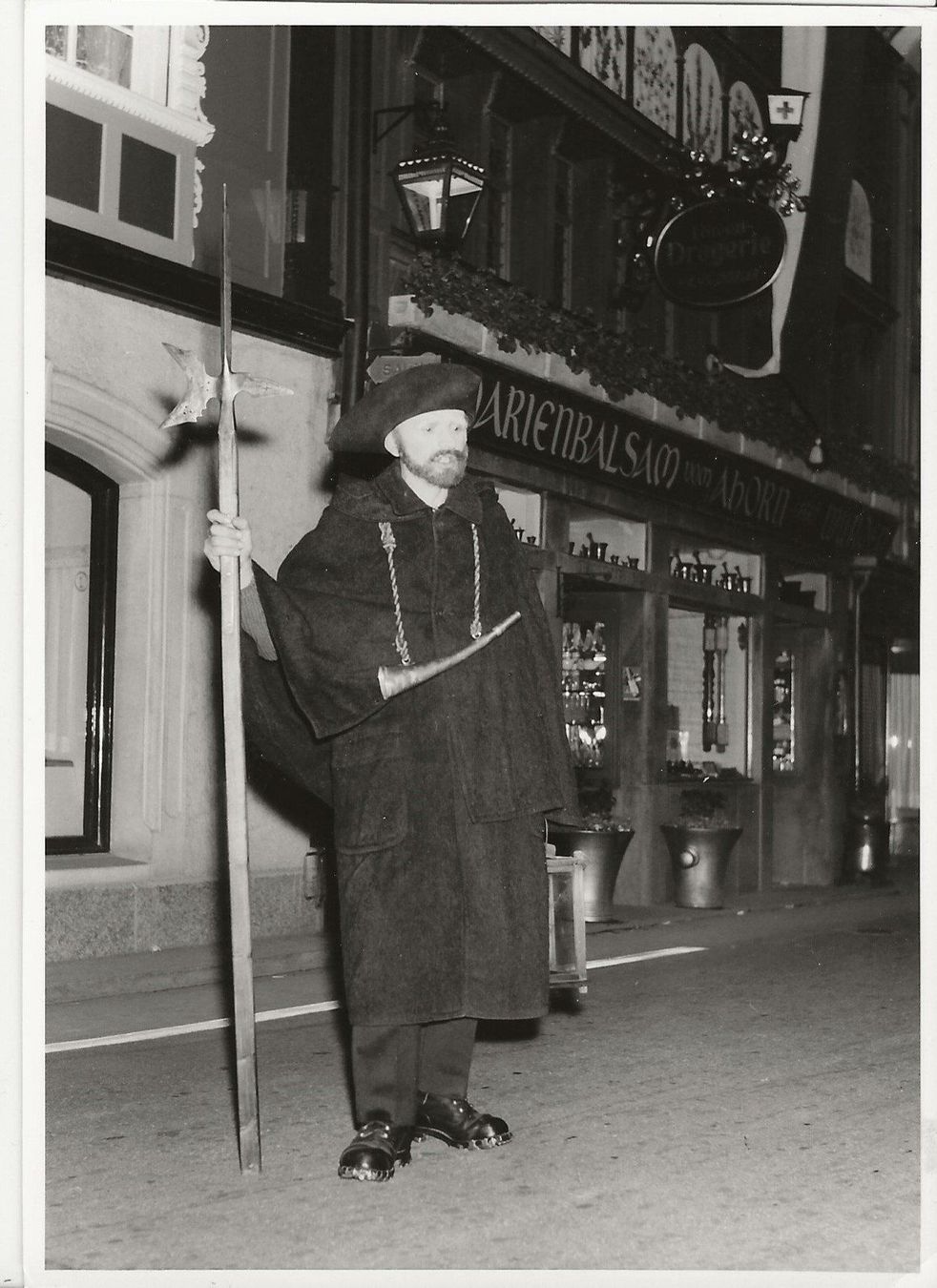 Cartoline postali: Orig.foto Grubenmann, Kt. Appenzell, Nachtwächter – Usato da Frauenfeld venduto da Merk52