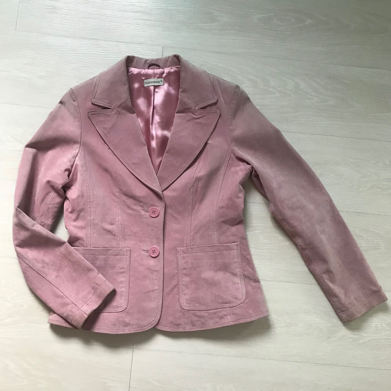 C&A Giacche: Schöne rosa Leder Jacke, Grösse 40 – Usato da Turbenthal venduto da fuhrer3 1