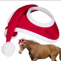 Weihnachtsliche Pferdekappe