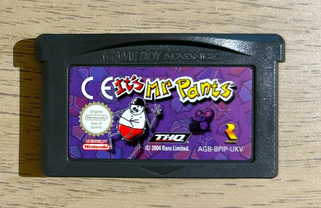 Nintendo Giochi: It's Mr. Pants Gameboy Advance GBA – Usato da St. Gallen venduto da Alpine.Arcade