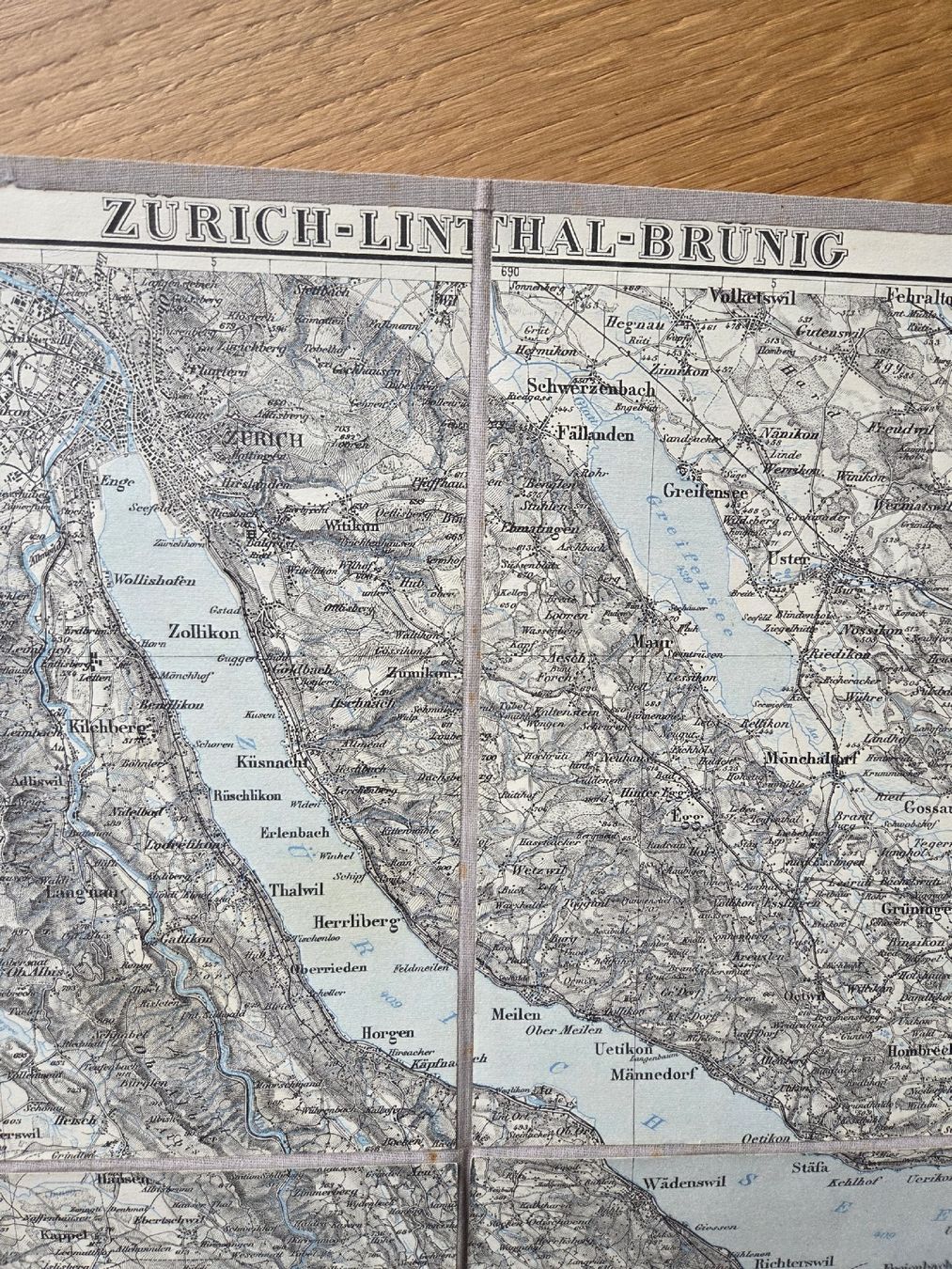 Cartine & Atlanti: Zürich - Linthal - Brünig – Usato da Rickenbach Sulz venduto da Kodachrom 6