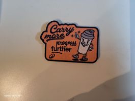 Aufnäher Kaffee Cup Motiv neu, ideal für Rucksack, Jacke ☕