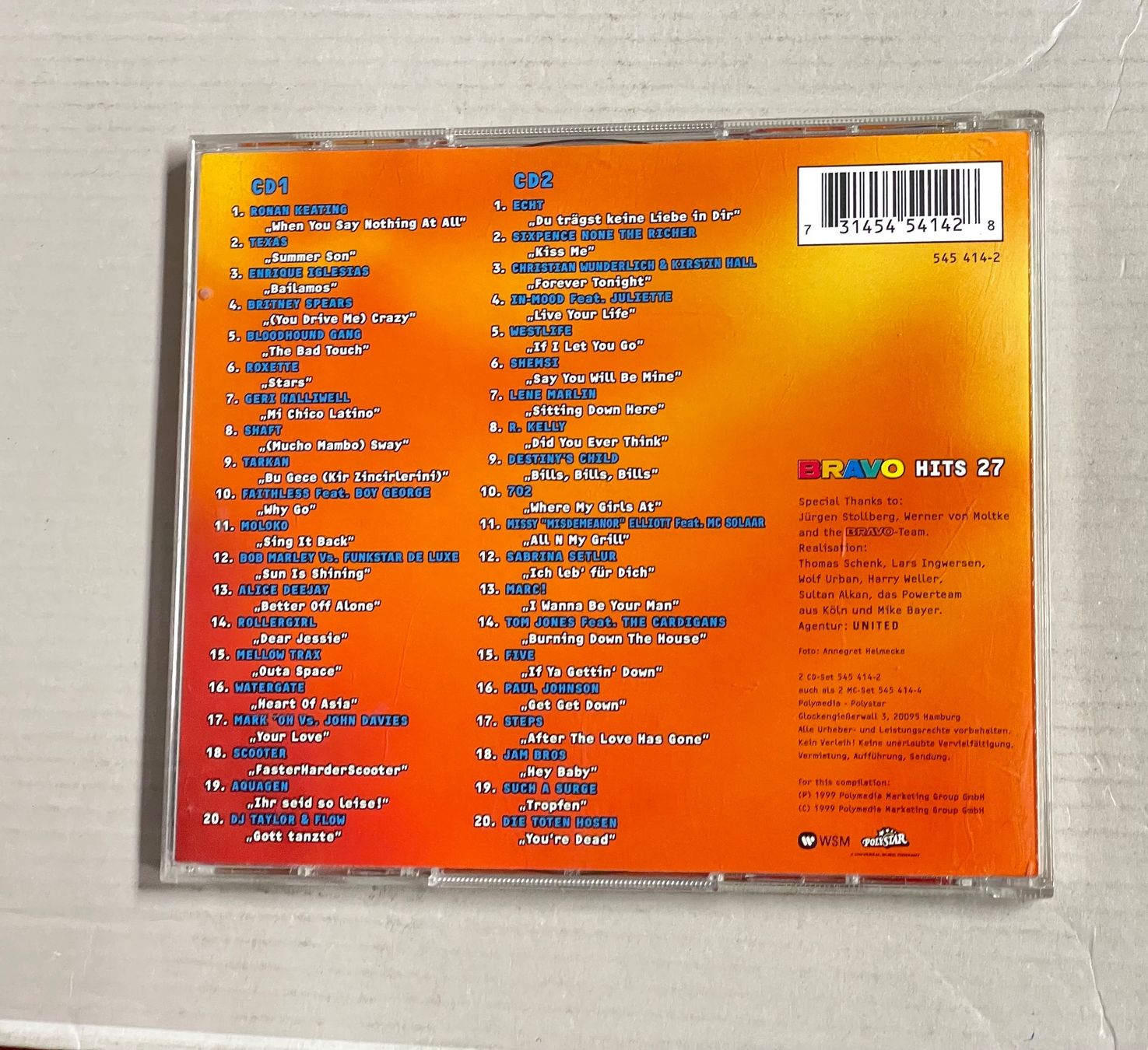 CD: Bravo Hits 27 – Usato da Muri b. Bern venduto da AdidasCollector 1