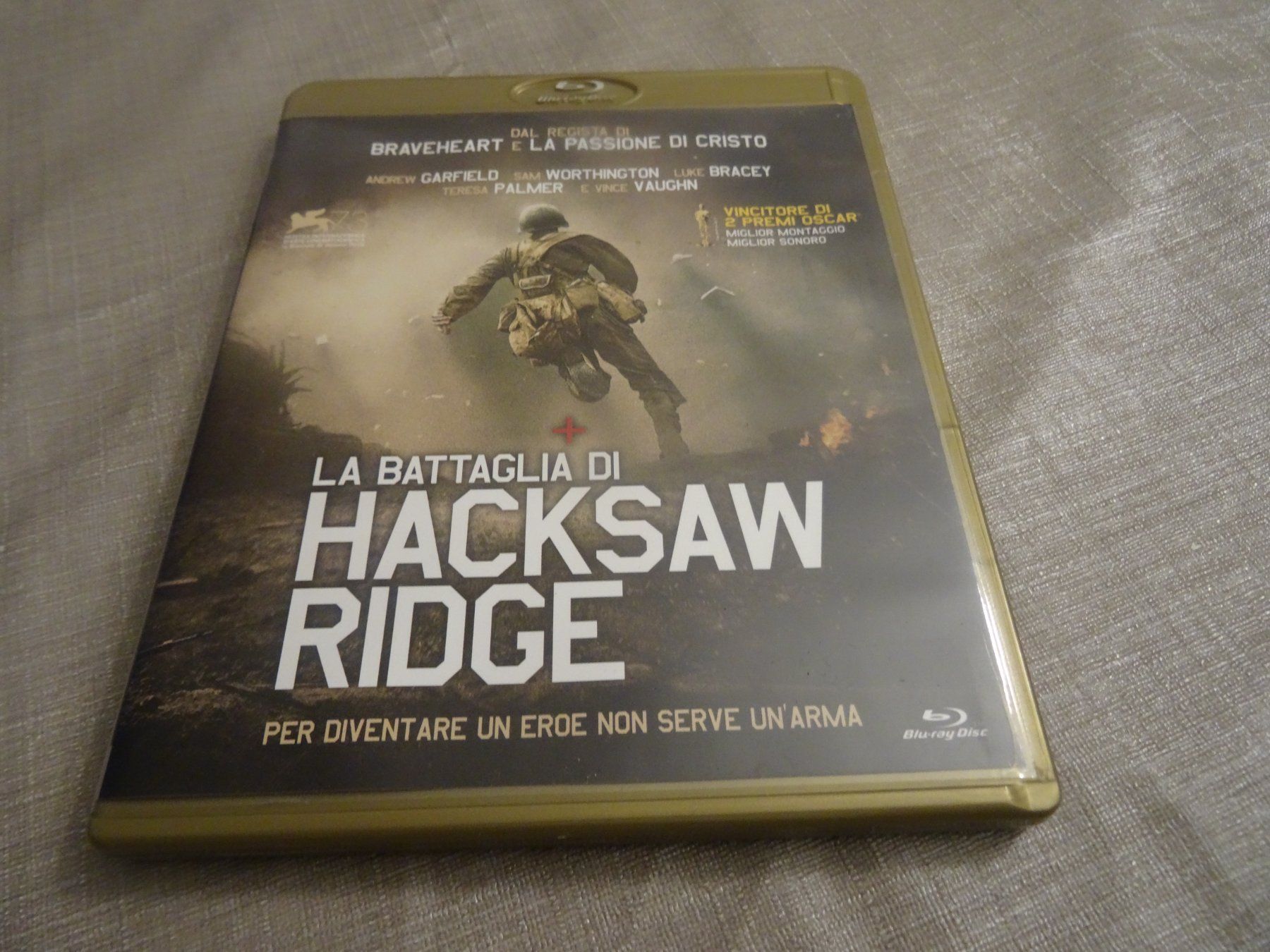 Tutti i DVDs: Hacksaw Ridge Blu-ray ENGLISCH ITALIENISCH – Usato da Olten venduto da Disc-Verkauf