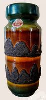 VEB Haldensleben Fat Lava Vase vintage Mid Century 18 cm