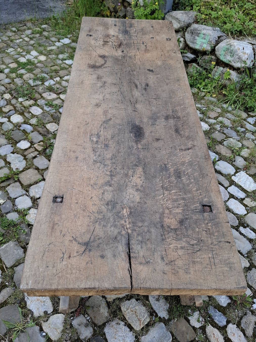 Tavoli: Antiker Holztisch im Wallis abzuholen – Usato da Stäfa venduto da UH82 1