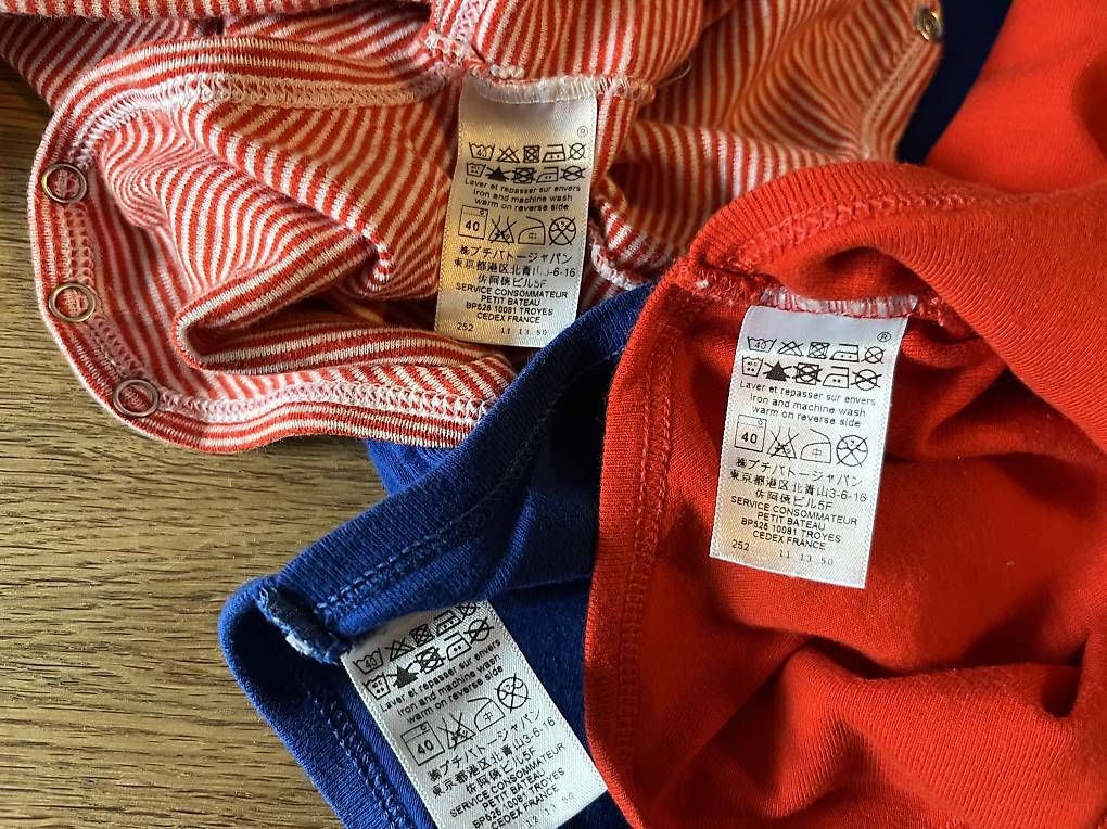 Biancheria intima: Petit Bateau 3er Set Bodys neuwertig  – Usato da Basel venduto da leoniewenz 1