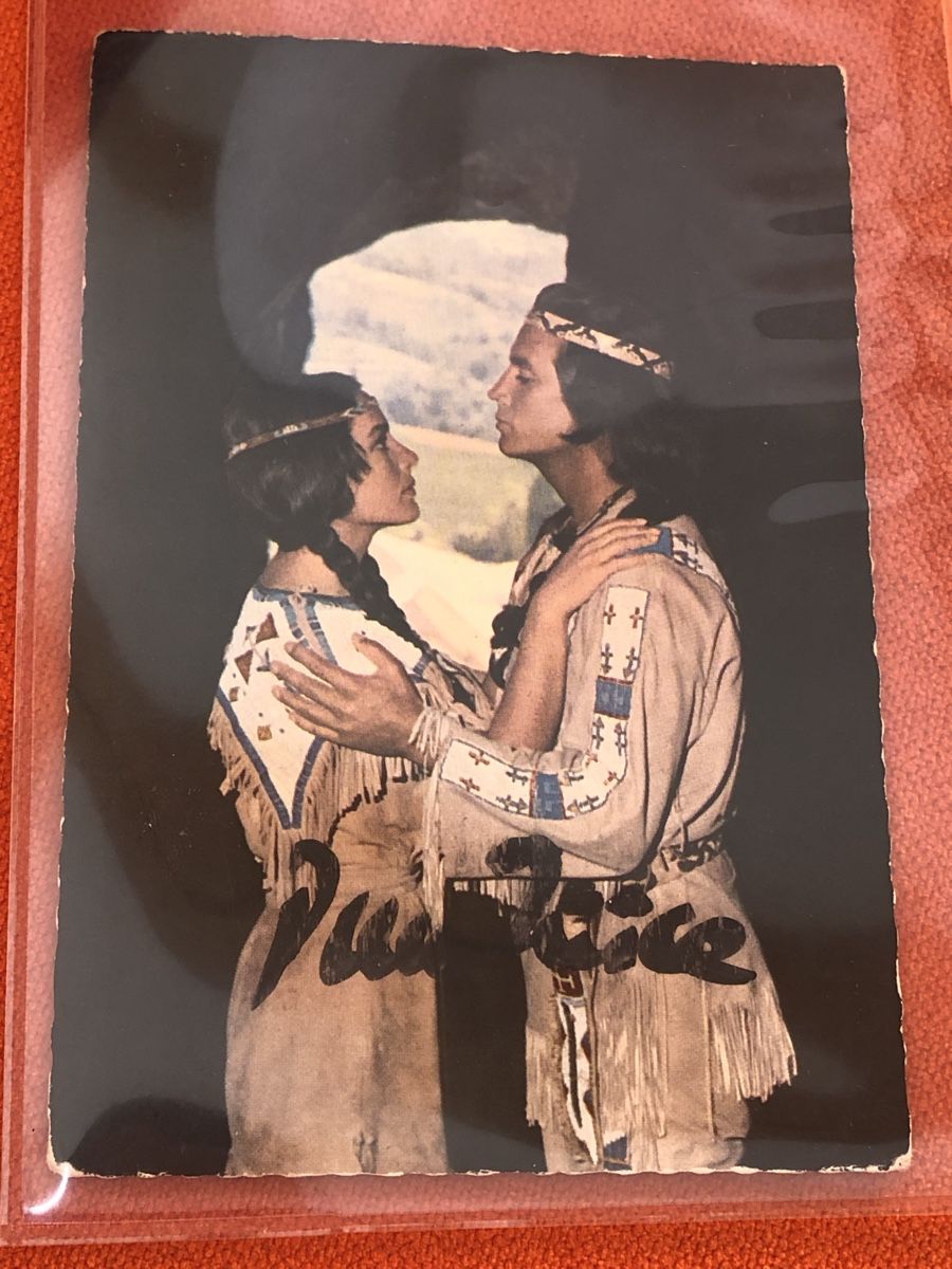 Autografi: Familie WINNETOU - 2 Autogramme – Usato da Lufingen venduto da Rac0 1