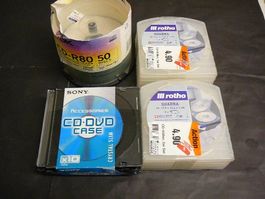 CD Hüllen und Rohlinge 30 Stk. Sony Rotho Zustand Neu