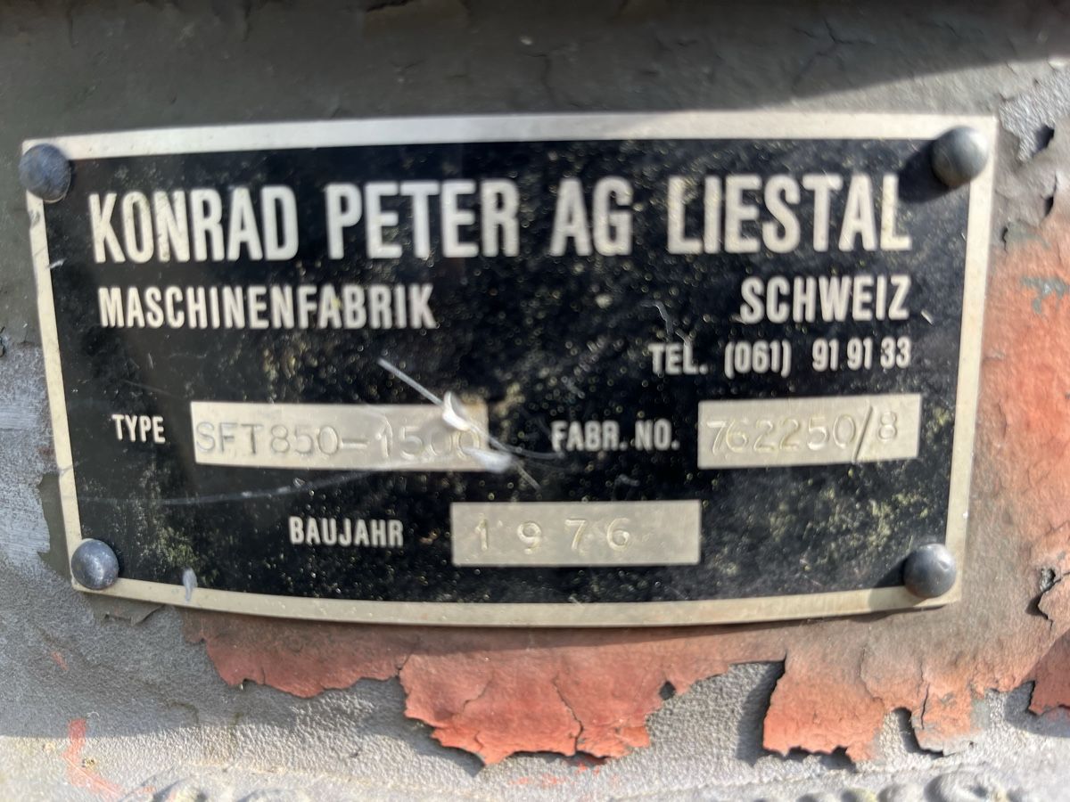 Tutte le macchine: Konrad Peter Schneefräse SFT 850-150 – Usato da willisau venduto da fiatdriver 2