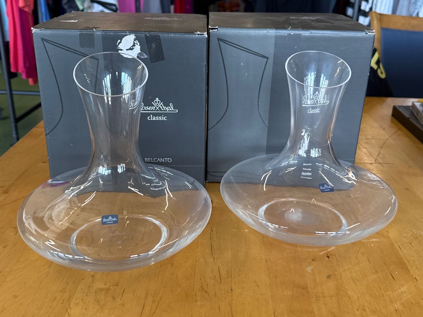 Rosenthal Verres: 2er-Set Rosenthal Classic Kristallglas Decanter – Neuf (Voir description) à Pratteln par Cartonsducoeur_bl