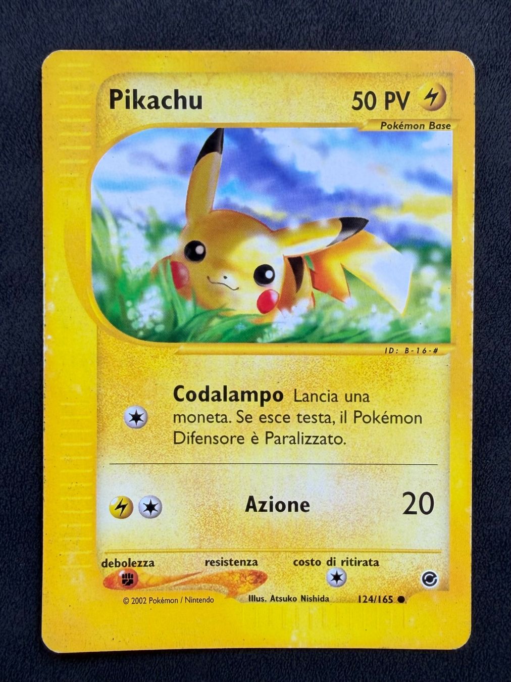 Pokémon Sammelbilder & Trading cards: Pikachu 124/165 | Expedition | IT – Gebraucht aus Aarau von fgr15