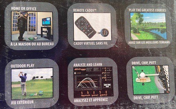 Hometrainer: Golf launchpad Tour stimulator Electric Spin as new – Nuovo e nell'imballaggio originale da Gunten venduto da juliana17 1