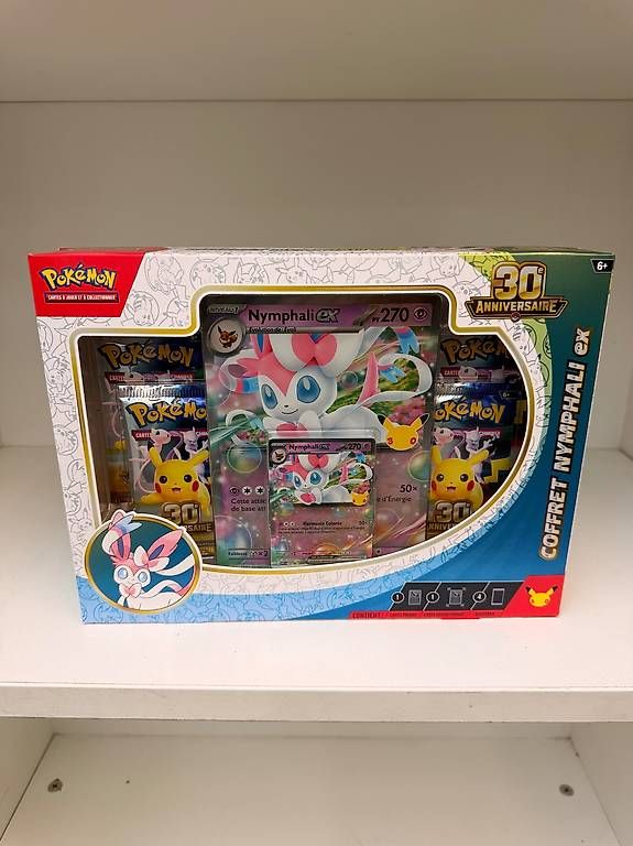 Pokémon Carte collezionabili: Pokémon 30th, Coffret FR  Nymphali-ex – Nuovo e nell'imballaggio originale da Bottens venduto da cle_w6sy