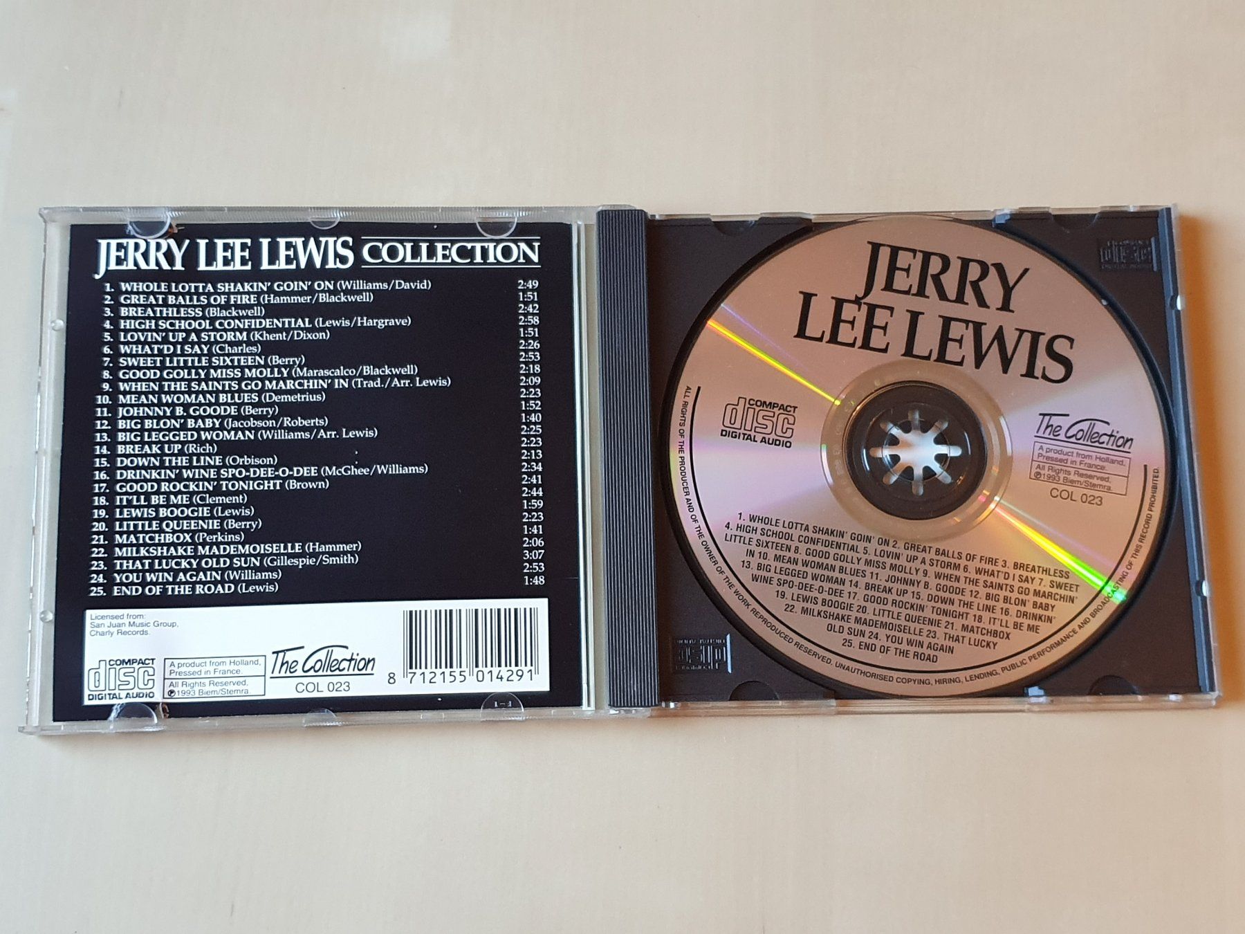 CD: Jerry Lee Lewis Collection – Usato da Stansstad venduto da collectorsshop 2