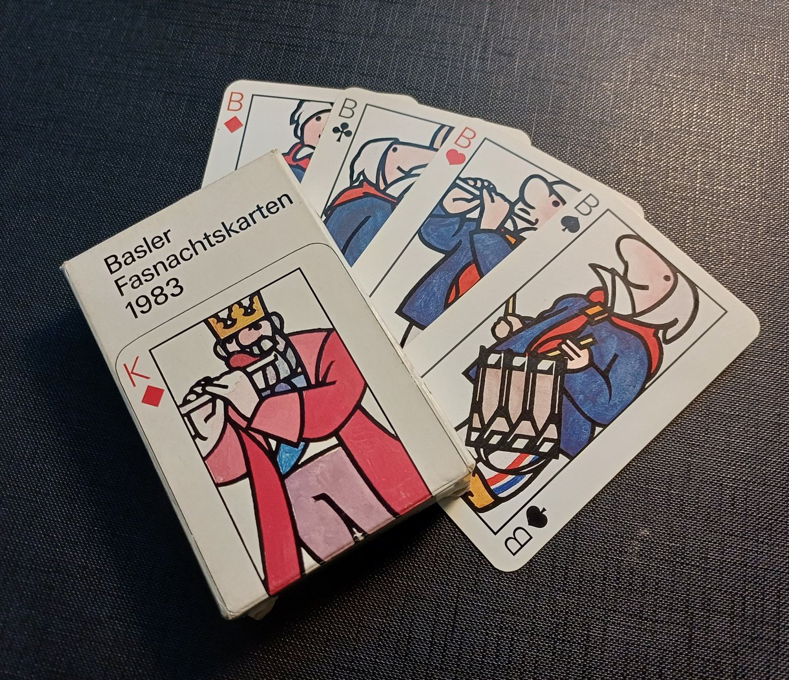 Giochi: Basler FASNACHTSKARTEN Fredy Prack + René Beuret 1983 – Usato da Brittnau venduto da simionius