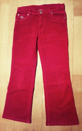 Cord Hose rot Gr. 140