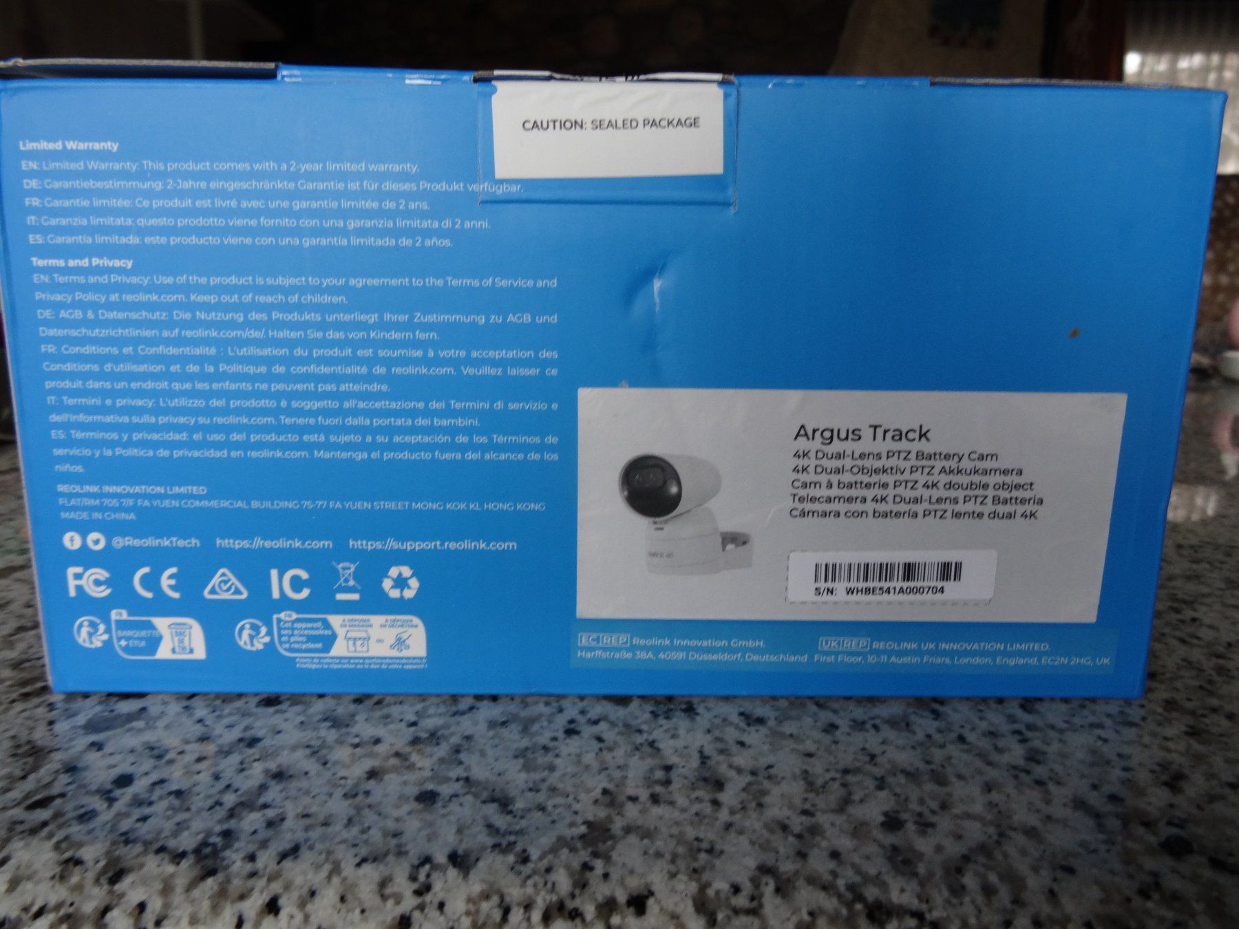 Reolink Videocamere: Reolink Argus Track Solar  Fabrikneu. – Nuovo e nell'imballaggio originale da Buttisholz venduto da buttiholli 5