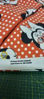 Jersey Disney Minnie Maus rot weiss 140x104 cm neu