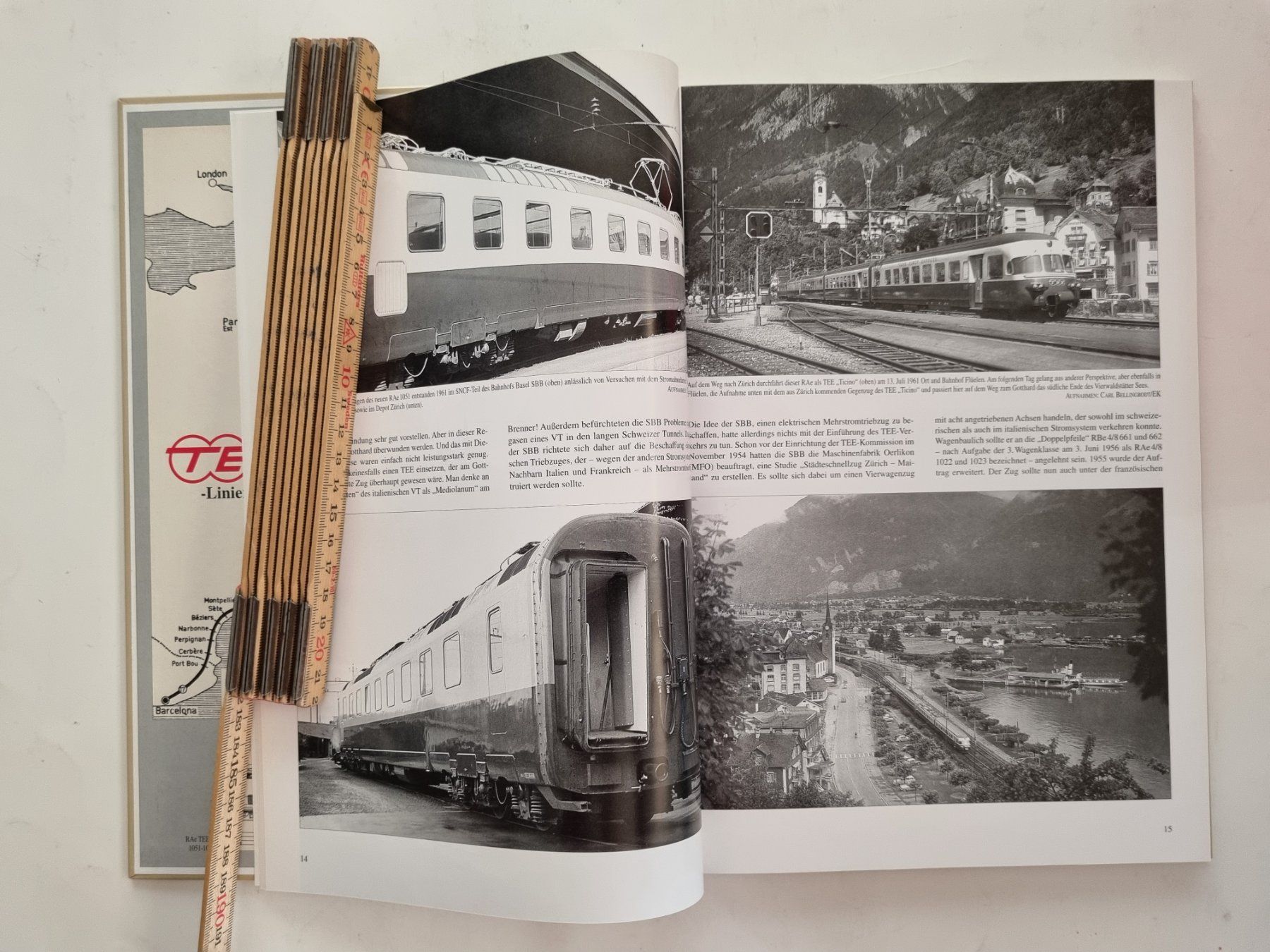 本 TEE-Zuege in der Schweiz / PeterGoette
