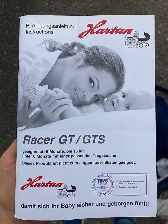 Hartan Carrozzine: Kinderwagen Hartan Racer – Usato da Birrwil venduto da sim_2ncl 3