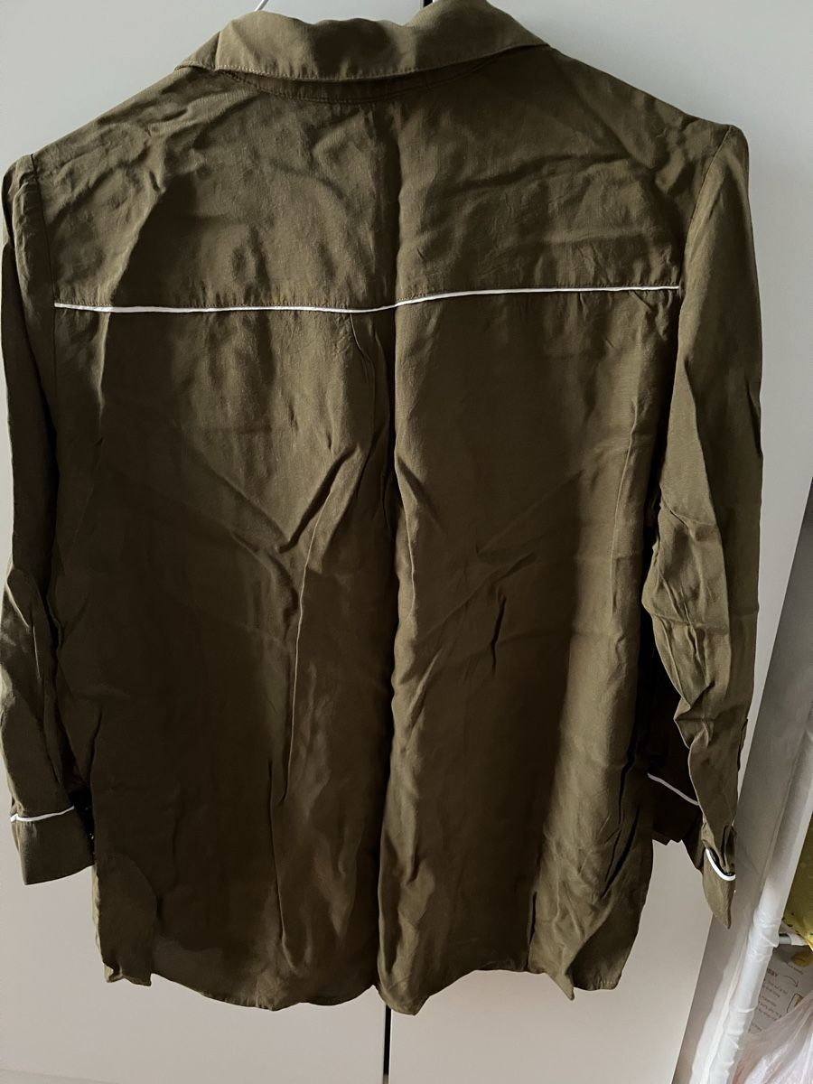 Tommy Hilfiger Camicette: Tommy Hilfiger Bluse Olivgrün Gr. M – Usato da Lenzburg venduto da car_pzg8 1