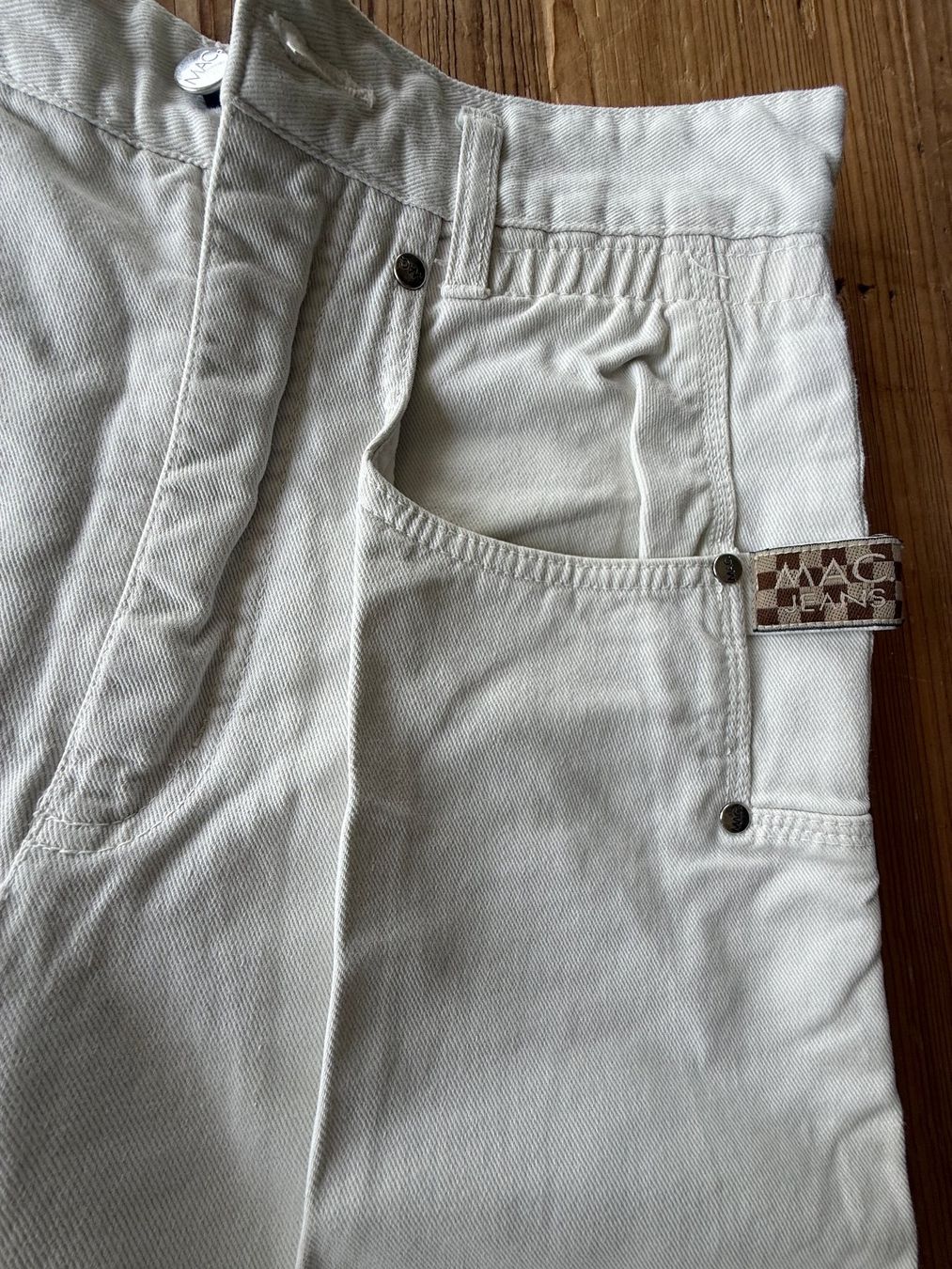 Jeans: Vintage Mac Jeans Weiss Grösse S – Usato da Kirchdorf AG venduto da coco123 2
