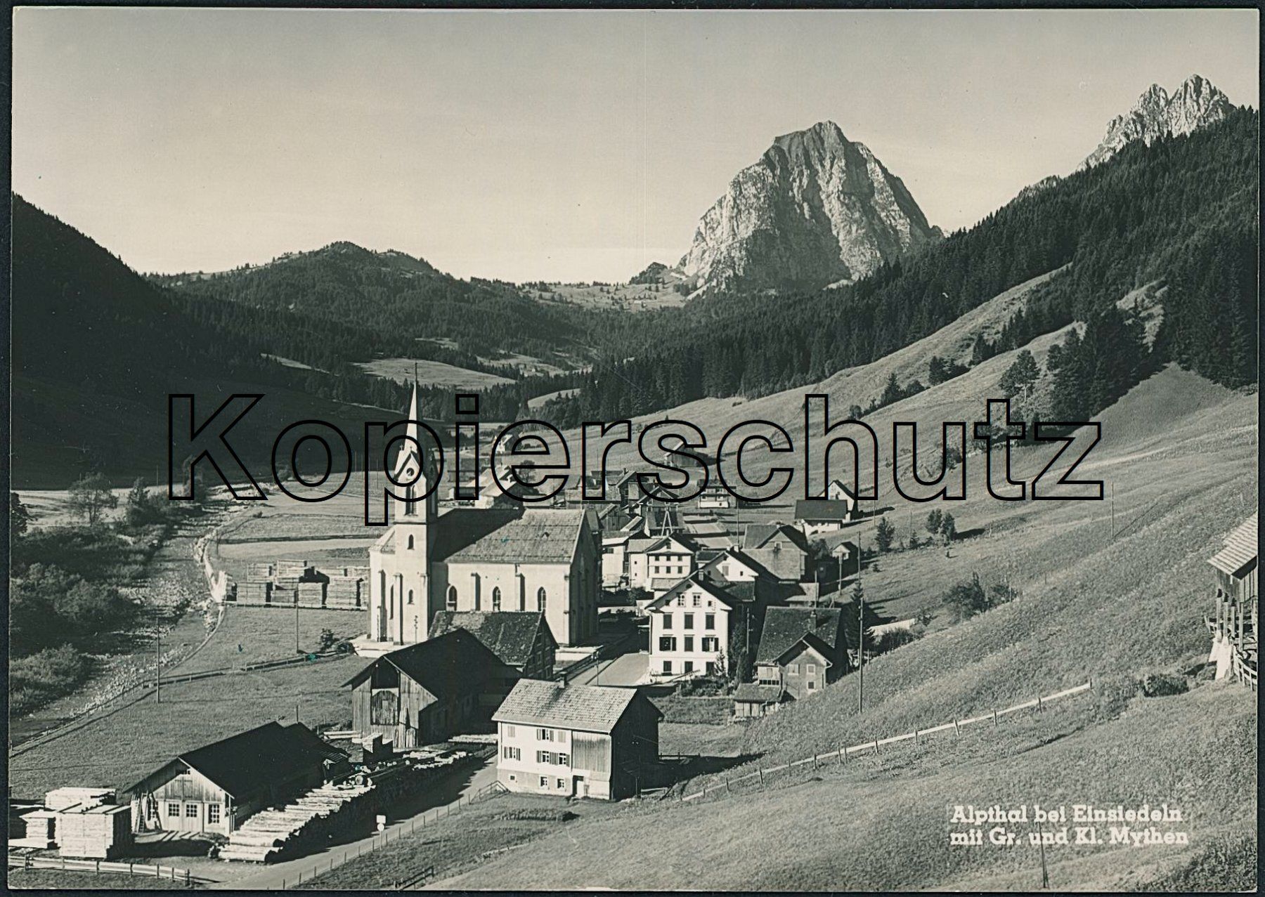 Ansichtskarten: SZ Alpthal – Neu (gemäss Beschreibung) aus Schindellegi von dormay