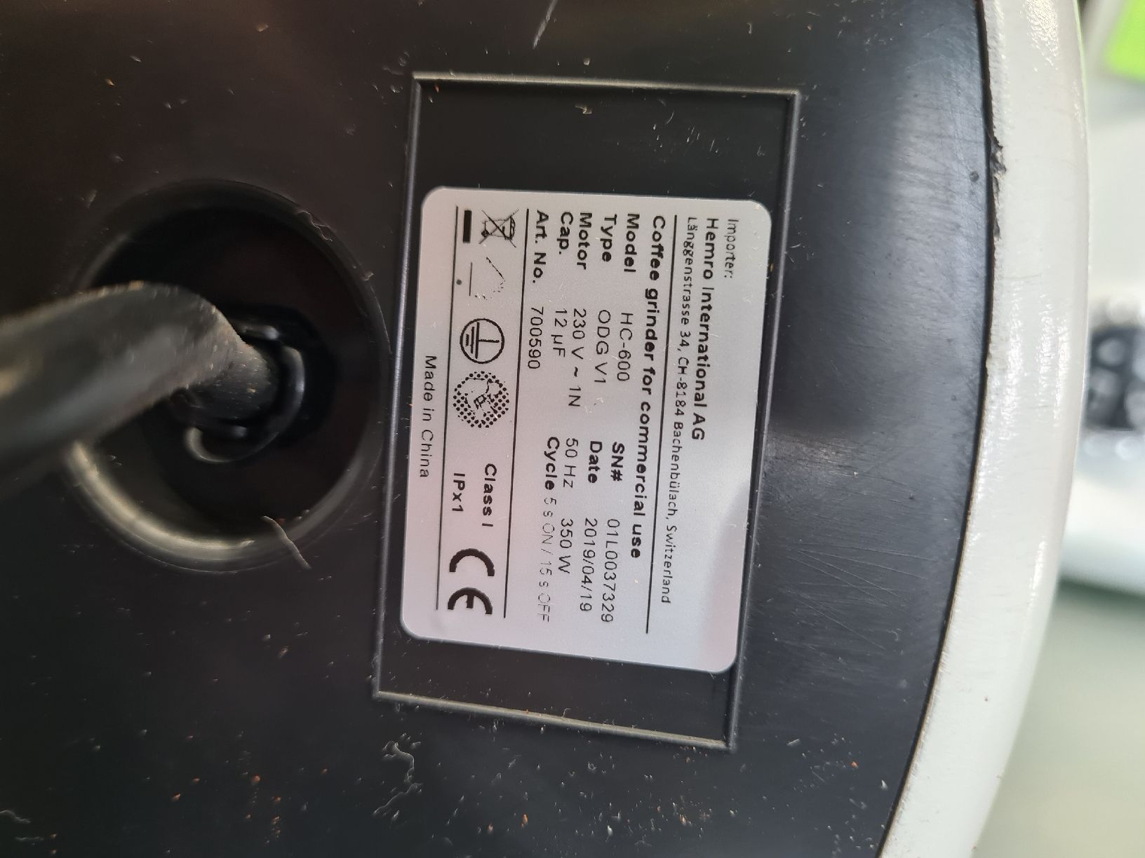 Macchine per caffè & Macchine per espresso: Espressomühlen Hey Cafe HC 600 – Usato da Stäfa venduto da Kaffeemanufaktur 3