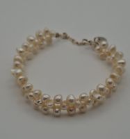 Armband mit Susswasserperlen und Silberverschluss 925