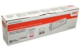 Original Oki C824, Oki C834 Oki C844 magenta Toner, 47095702