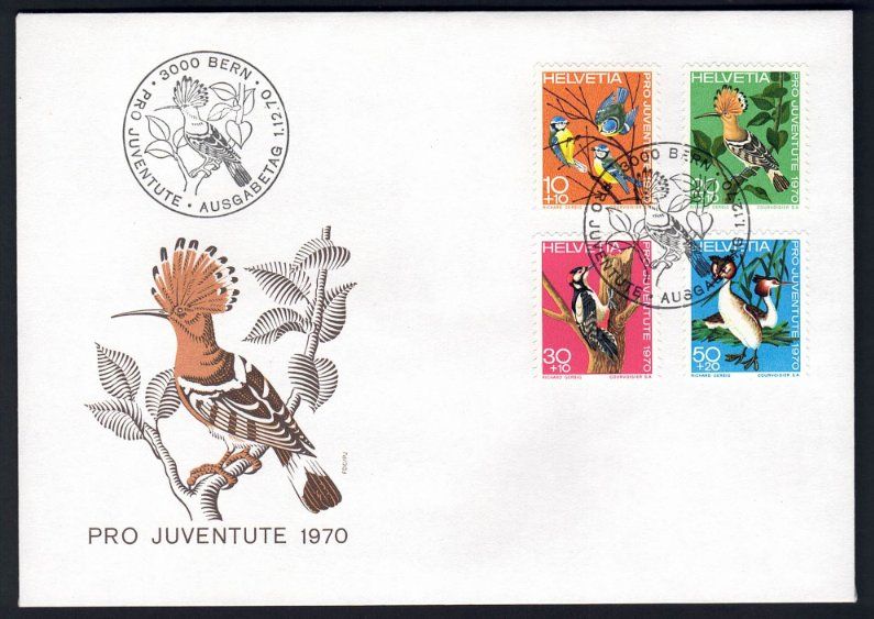 Tutti i francobolli: Pro Juventute 1970 FDC – Usato da Pfäffikon ZH venduto da Romulus