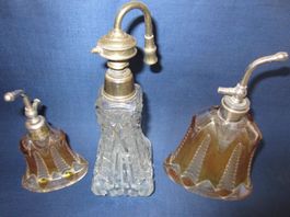 Lot antike Parfum-Flakons
