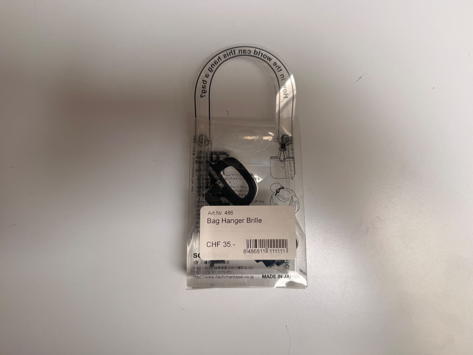 Anhänger: Bag Hanger Brille CHF 35,- Neu – Neu und originalverpackt aus Zug von isdach 1