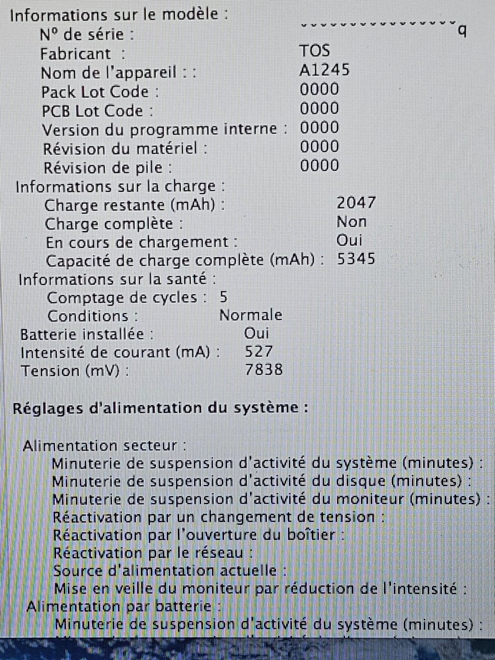 Apple Notebook: MACBOOK air A1237  (le tout premier) – Usato da Bussigny venduto da Elie 2
