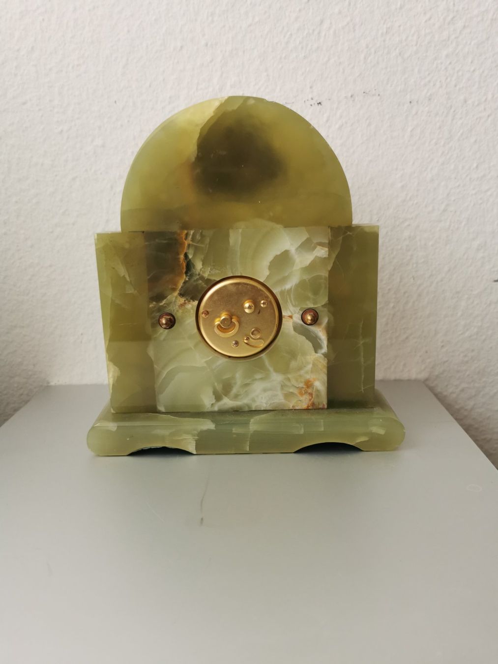 Orologi da terra & Orologi da parete: Antike Tischuhr JADE STEIN DUNHILL ORIGINAL – Usato da Basel venduto da adler024 2