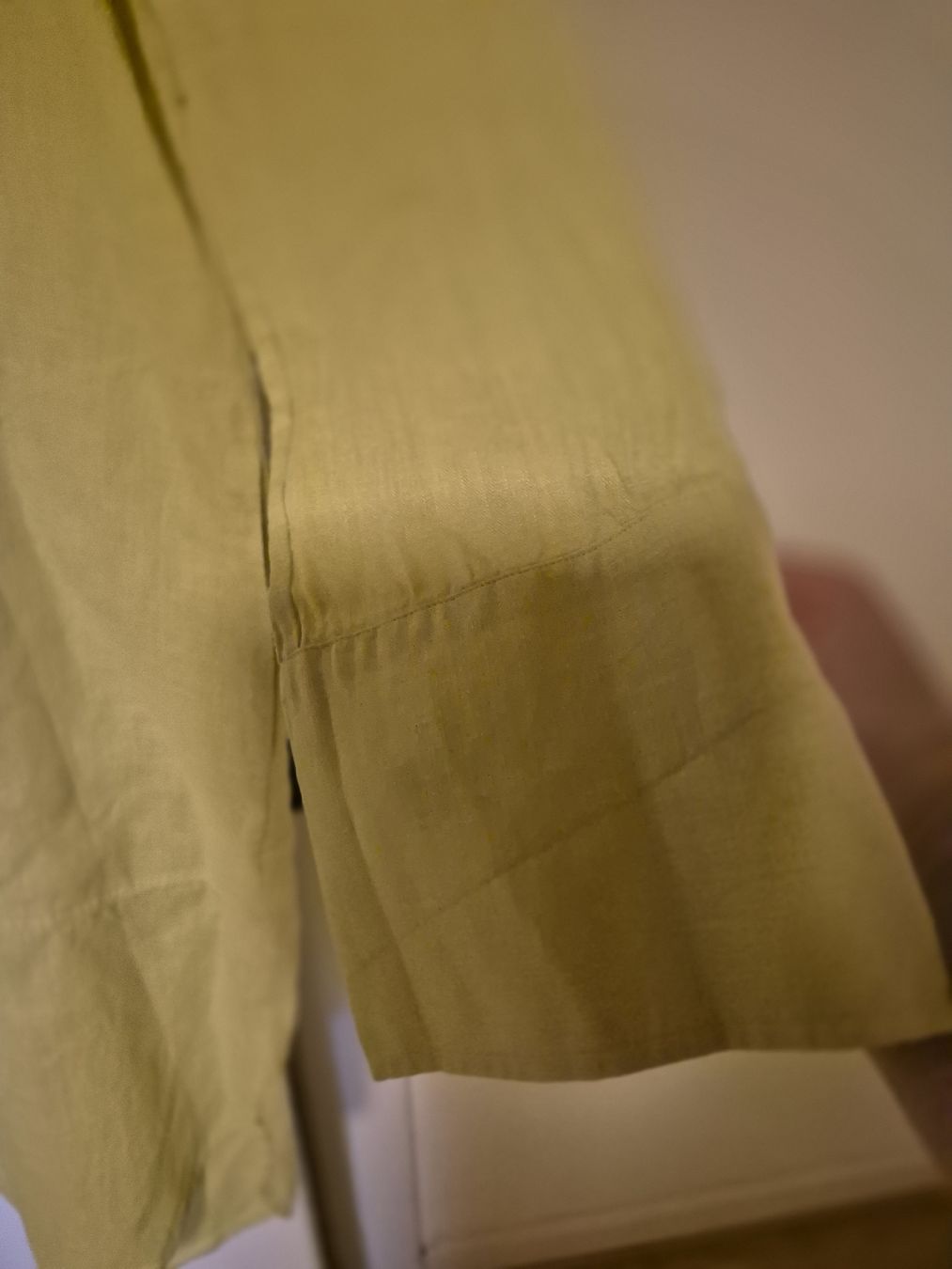 Robert Friedman Vestiti: Robert Friedman Hemdblusekleid Gelb/Limette Leinen Grösse L, – Nuovo (secondo la descrizione) da Herrliberg venduto da SELENONAUTKA 5