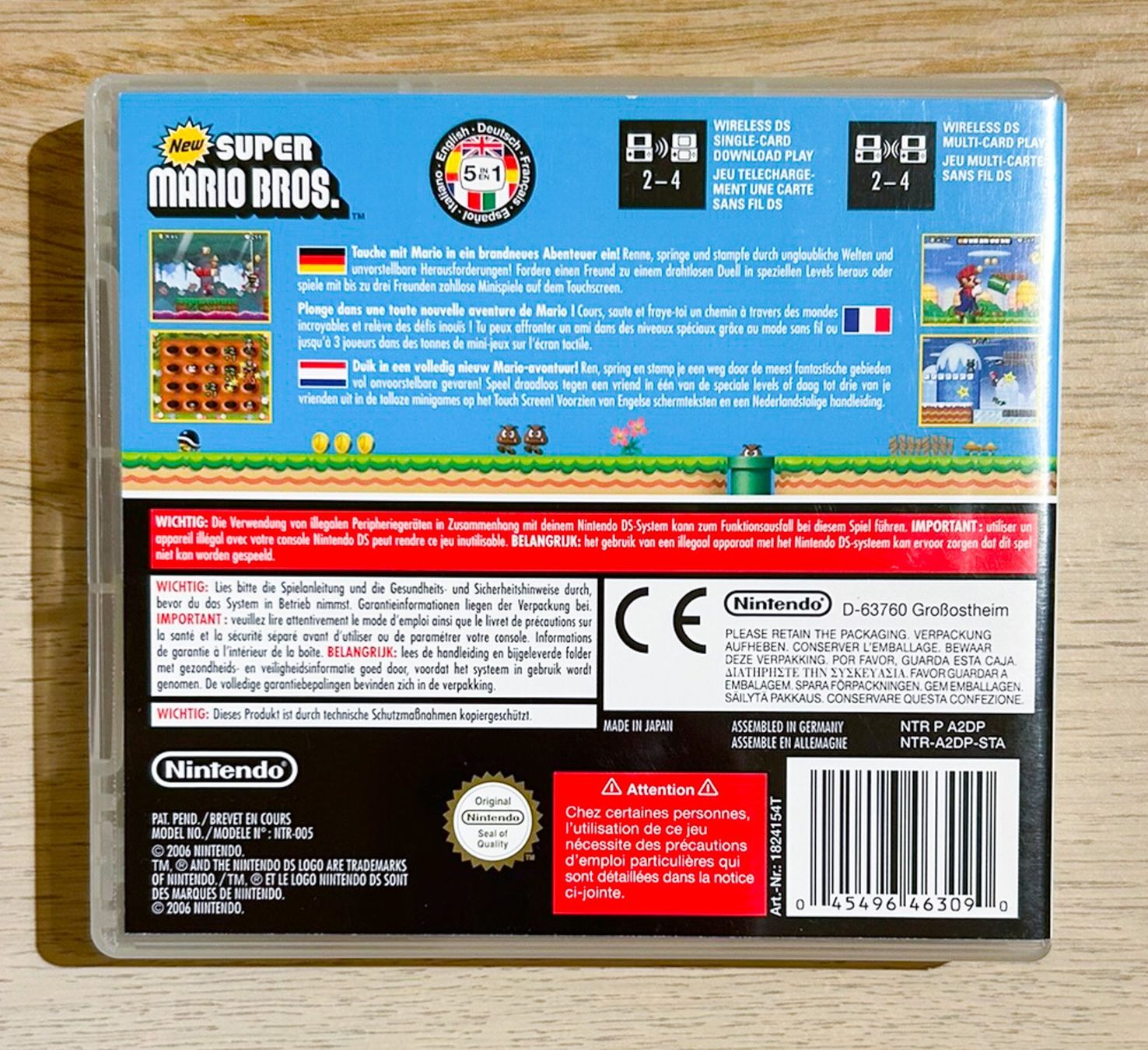 Nintendo Giochi: New Super Mario Bros Nintendo DS – Usato da St. Gallen venduto da Alpine.Arcade 1